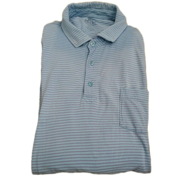 2 Peter Millar Polo Shirts Size XXL Stripe Cotton Short Sleeve - Picture 5 of 6